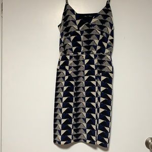 Madewell geometric pattern dress